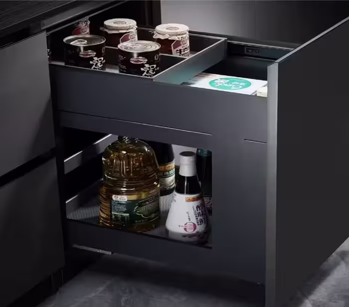 سوپر مواد غذایی استیل ریل از کف عرض 30 سانتیمتر فامتونی کد F590