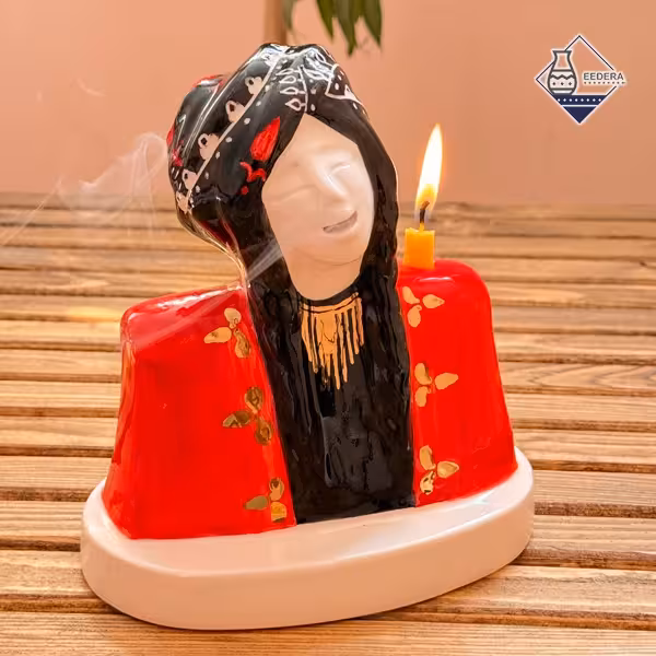 عودسوز – شمعدان و مجسمه خانم کلهر طرح یک