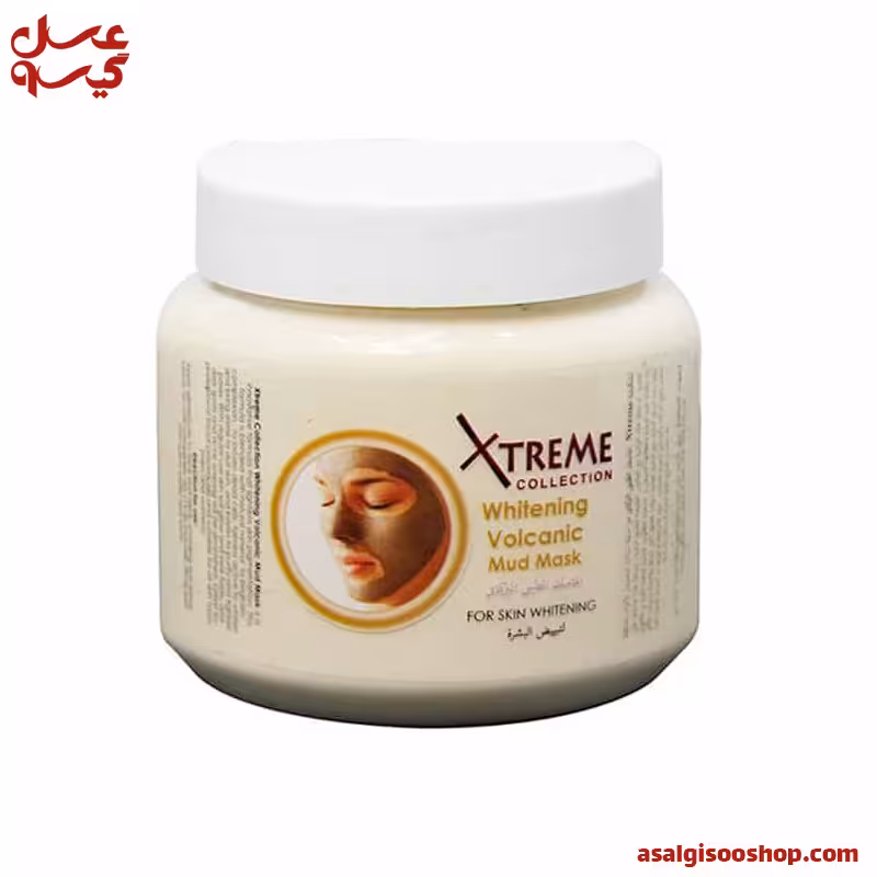 ماسک گچی اکستریم/سفیدکننده مود ماسک/XTREME WHITENING VALCANIC MUD|کد1626