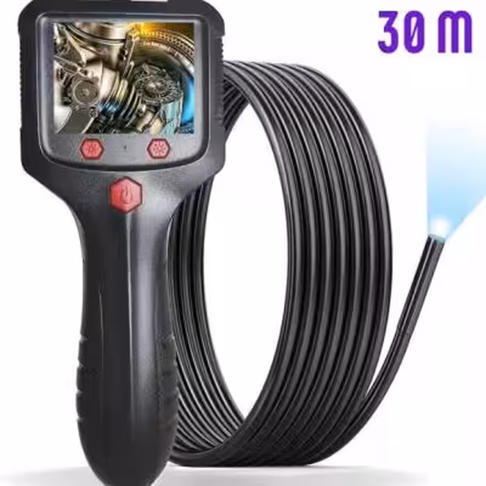 دوربین شلنگی و آندوسکوپی مانیتور دار 30 متری P100