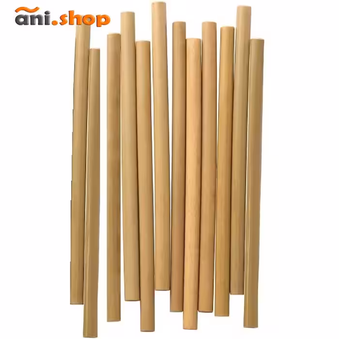 نی نوشیدنی بامبو 12 عددی