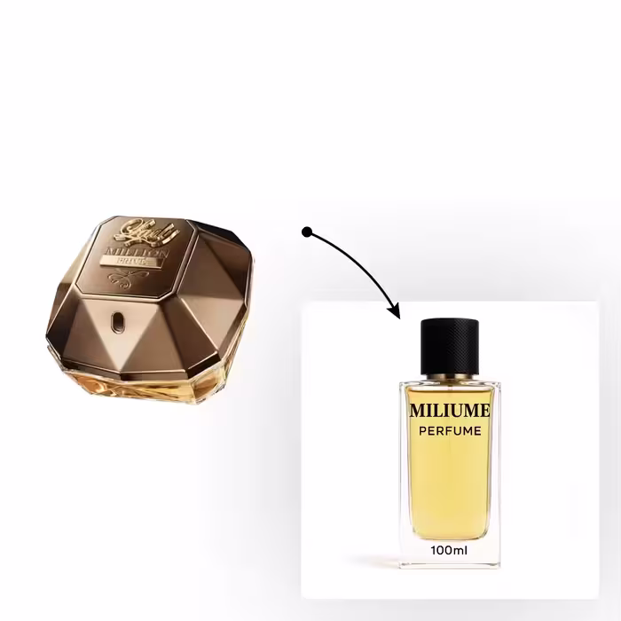 اسانس عطر Paco Rabanne Lady Million Prive برند Argeville - کد 1261 - پاکو رابان لیدی میلیون پرایو 100ML - میلیوم پرفیوم