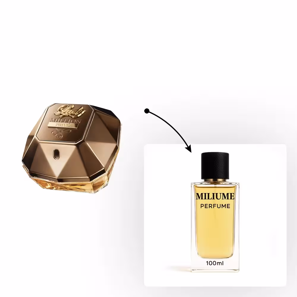 اسانس عطر Paco Rabanne Lady Million Prive برند Argeville - کد 1261 - پاکو رابان لیدی میلیون پرایو 100ML - میلیوم پرفیوم