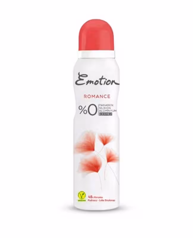 اسپری دئودورانت زنانه ایموشن Emotion مدل Romance حجم 150 میل