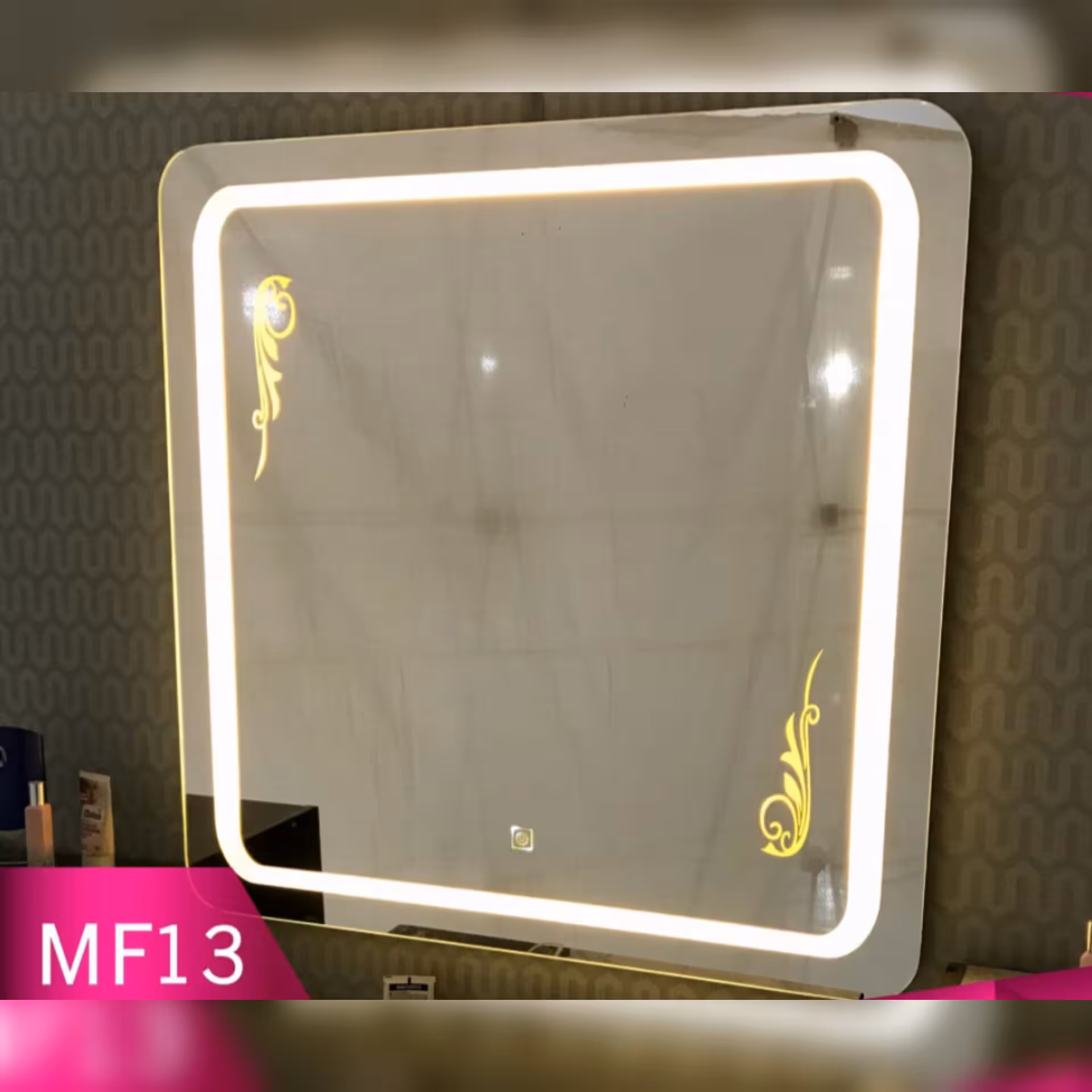 آینه بک لایت سند بلاست مدل MF13 سایز 50*70