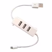 هاب 3 پورت Lightning / USB 2.0 ویپرو