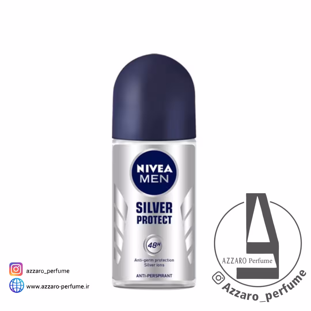 مام رول ضد تعریق مردانه نیوآ مدل سیلور پروتکت Silver Protect حجم 50 میل