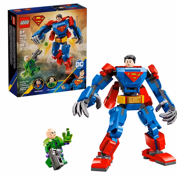 لگو دی سی مدل 76302 ربات سوپرمن در برابر لکس لوتر
