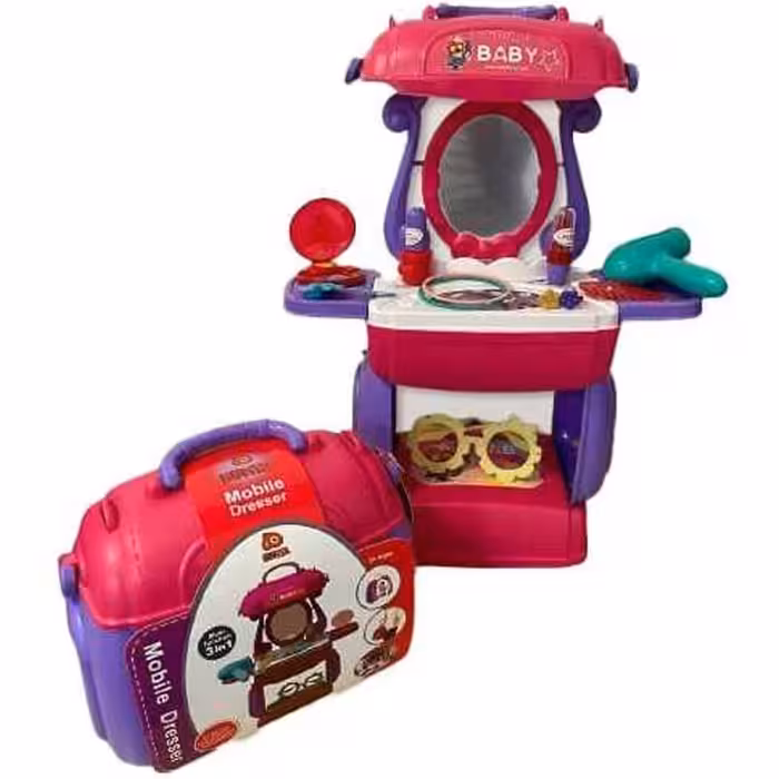 ☆اسباب بازی استند میز آرایش همراه هوگر (نو، قسطی، با تخفیف)