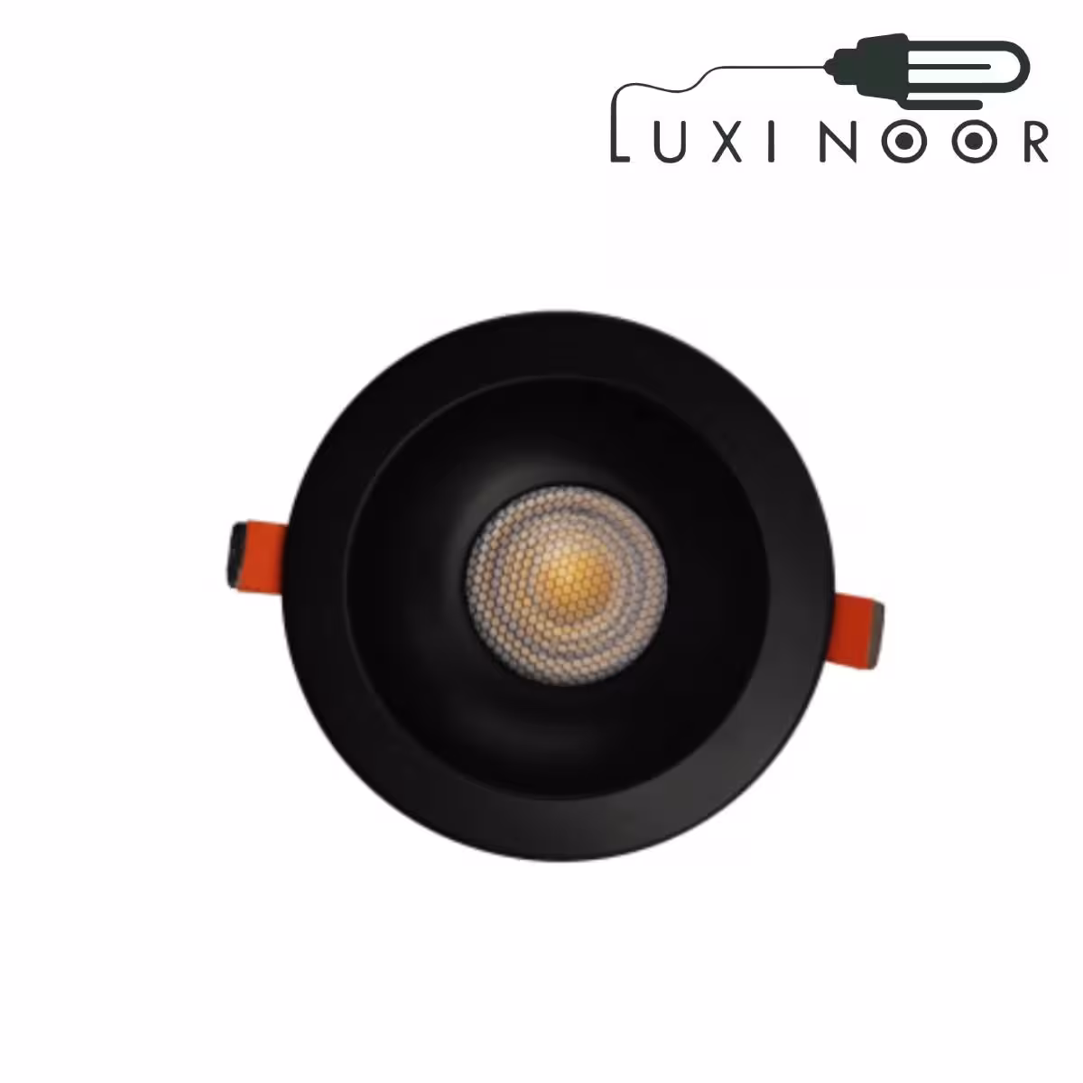 چراغ سقفی توکار اف ای سی مدل FEC-COB-325-7W مشکی طرح پنتا