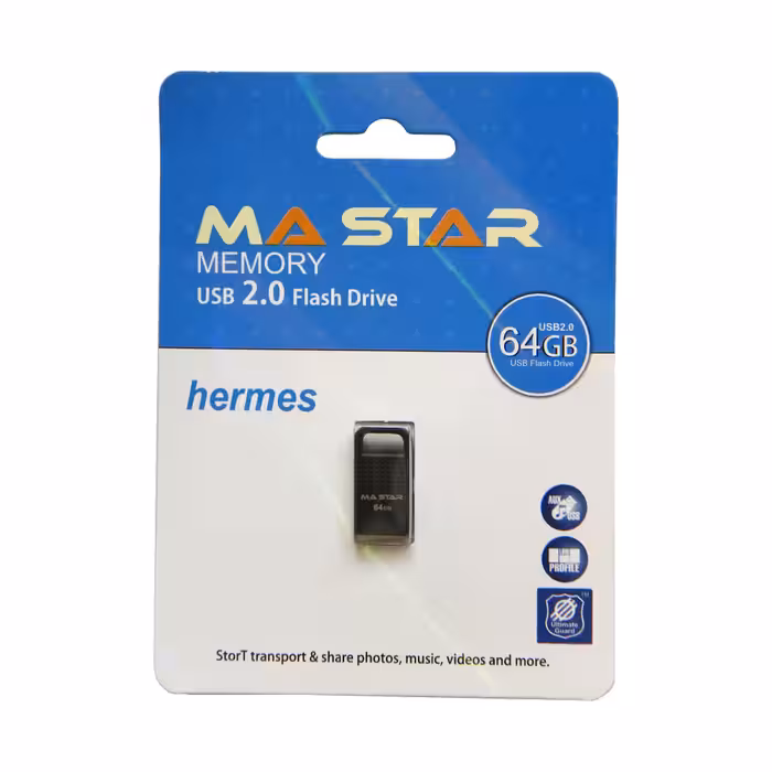 فلش مموری ام ای استار 64 گیگابایت مدل MA STAR HERMES USB2