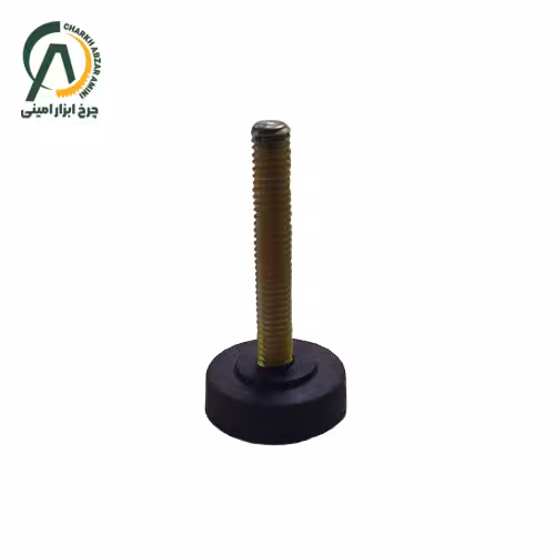 پایه لاستیکی نرم گرد پیچ 6 بلند