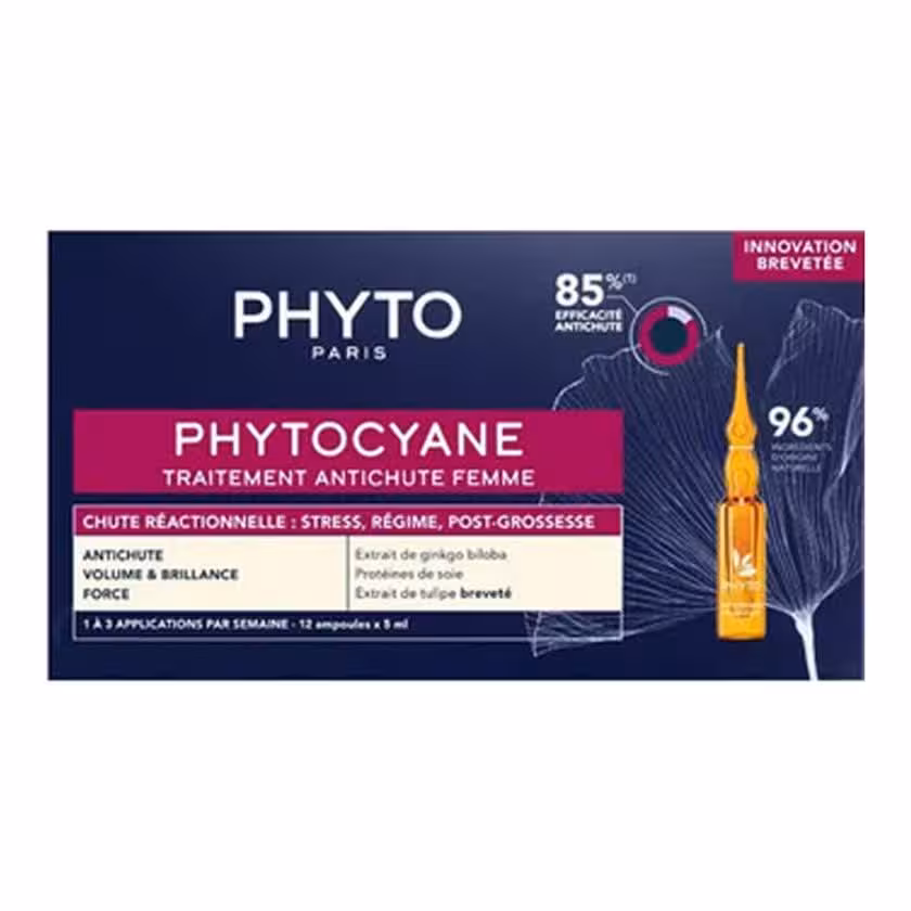 قیمت و خرید سرم ریزش مو زنانه فیتو مدل PHYTOCYANE REACTIONAL HAIR TREATMENT اورجینال