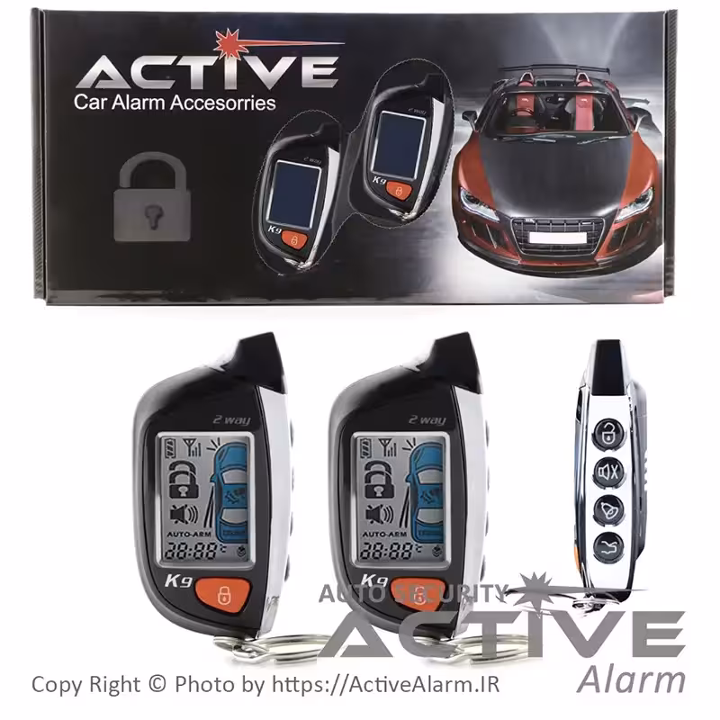 قیمت دزدگیر تصویری اَکتیو K9 بردبالا