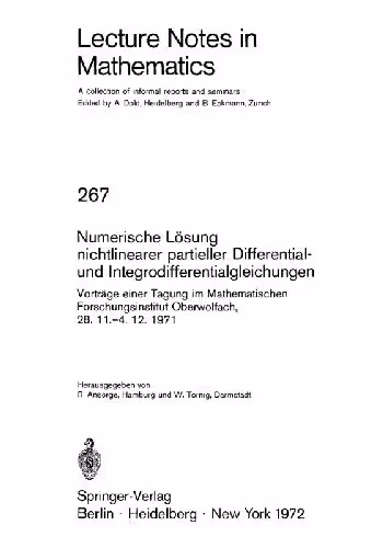 خرید و دانلود نسخه کامل کتاب Numerische Losung Nichtlinearer Partieller Differential- Und Integrodifferentialgleichungen