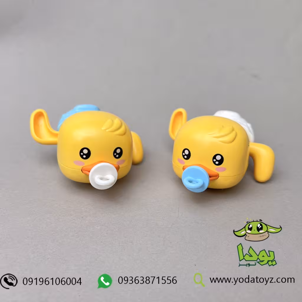 اسباب بازی حمام جوجه اردک کوکی با قابلیت شنا در آب
