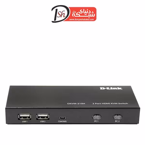 سوییچ 2 پورت KVM دی لینک مدل DKVM-210H - دنیای شبکه برتر