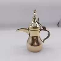 دله قهوه برنجی هندی 14cm کد 1227