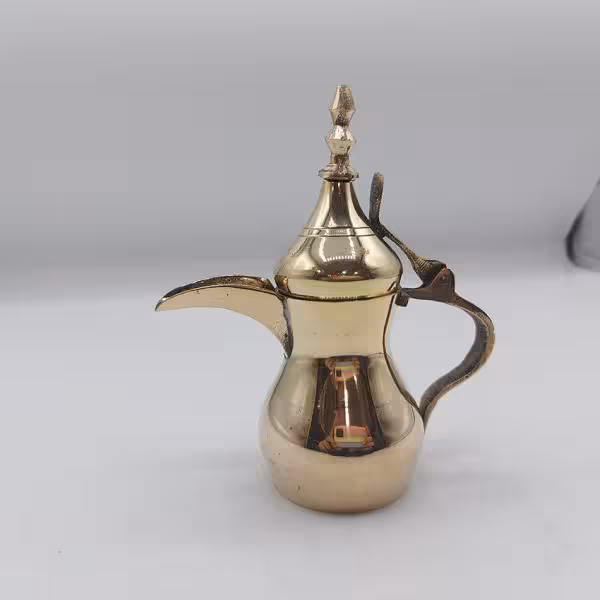 دله قهوه برنجی هندی 14cm کد 1227