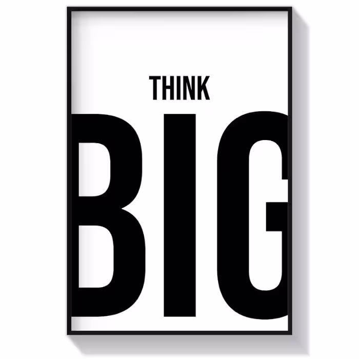 تابلو متن طرح Big
