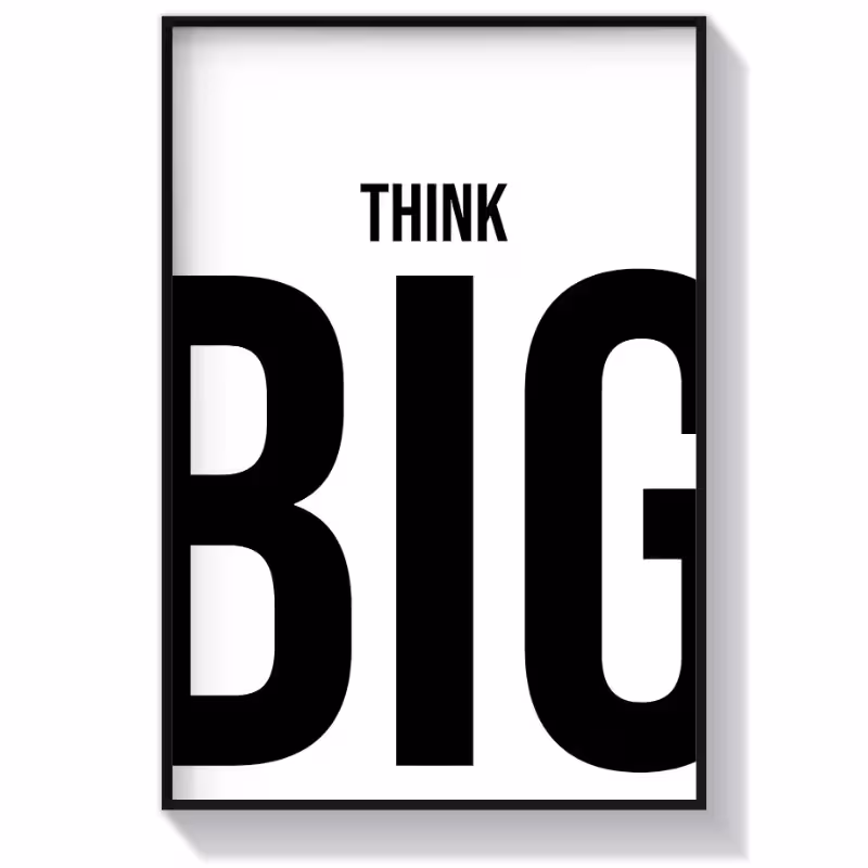 تابلو متن طرح Big
