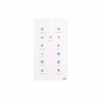 کلید لمسی 12 پل ABB مدل TACTEO کد TB/U12.7.1-CG