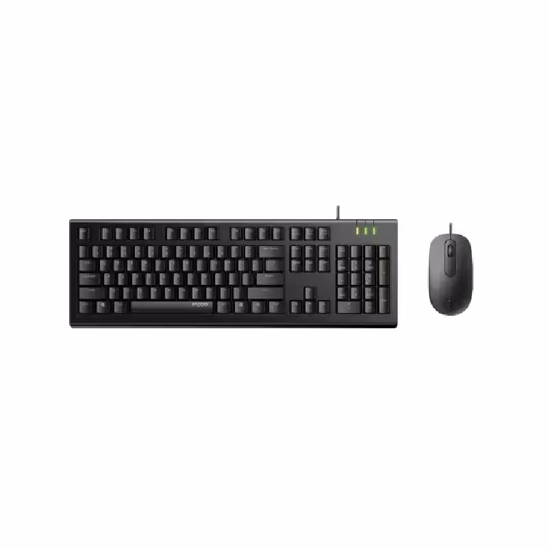 کیبورد باسیم رپو مدل Rapoo X120 Pro به همراه ماوس