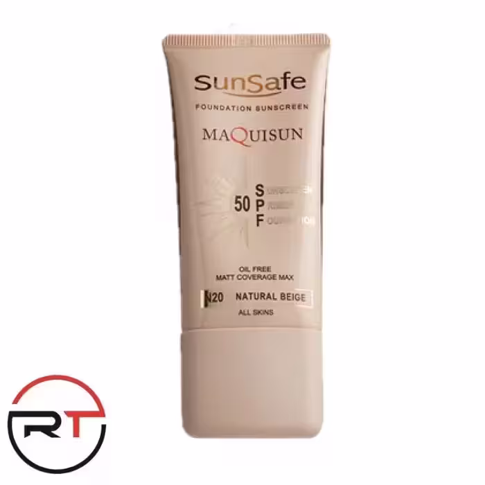 ضد آفتاب بژ طبیعی SPF50 فاقد چربی N20 سان سیف