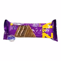 کیک اسفنجی سه لایه با کرم کاکائویی N&Z نظری 55 گرمی