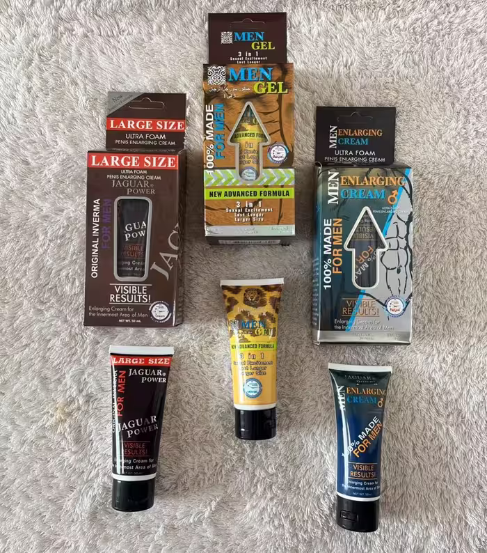 ژل حجم دهنده و بزرگ کننده و تقویت نعوظ آقایان جگوار تایلندی