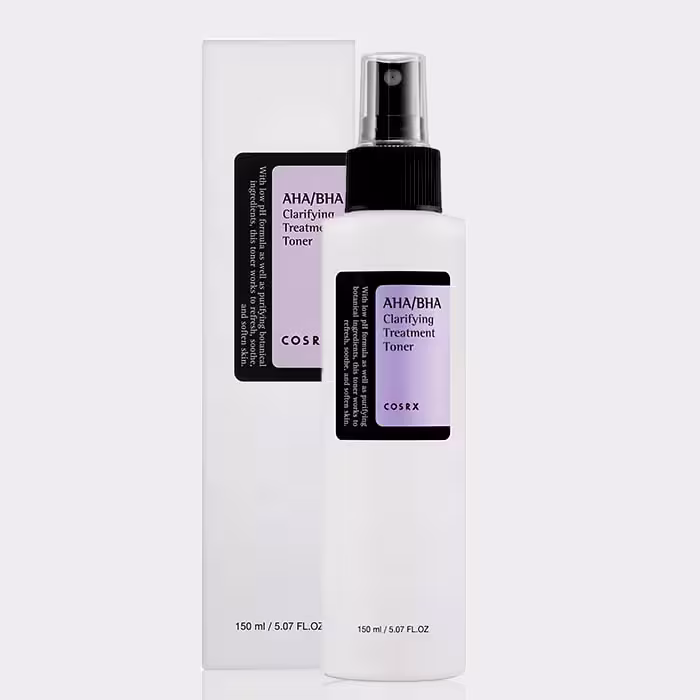 تونر لایه بردار و روشن کننده پوست AHA/BHA کوزارکس حجم 150 میل