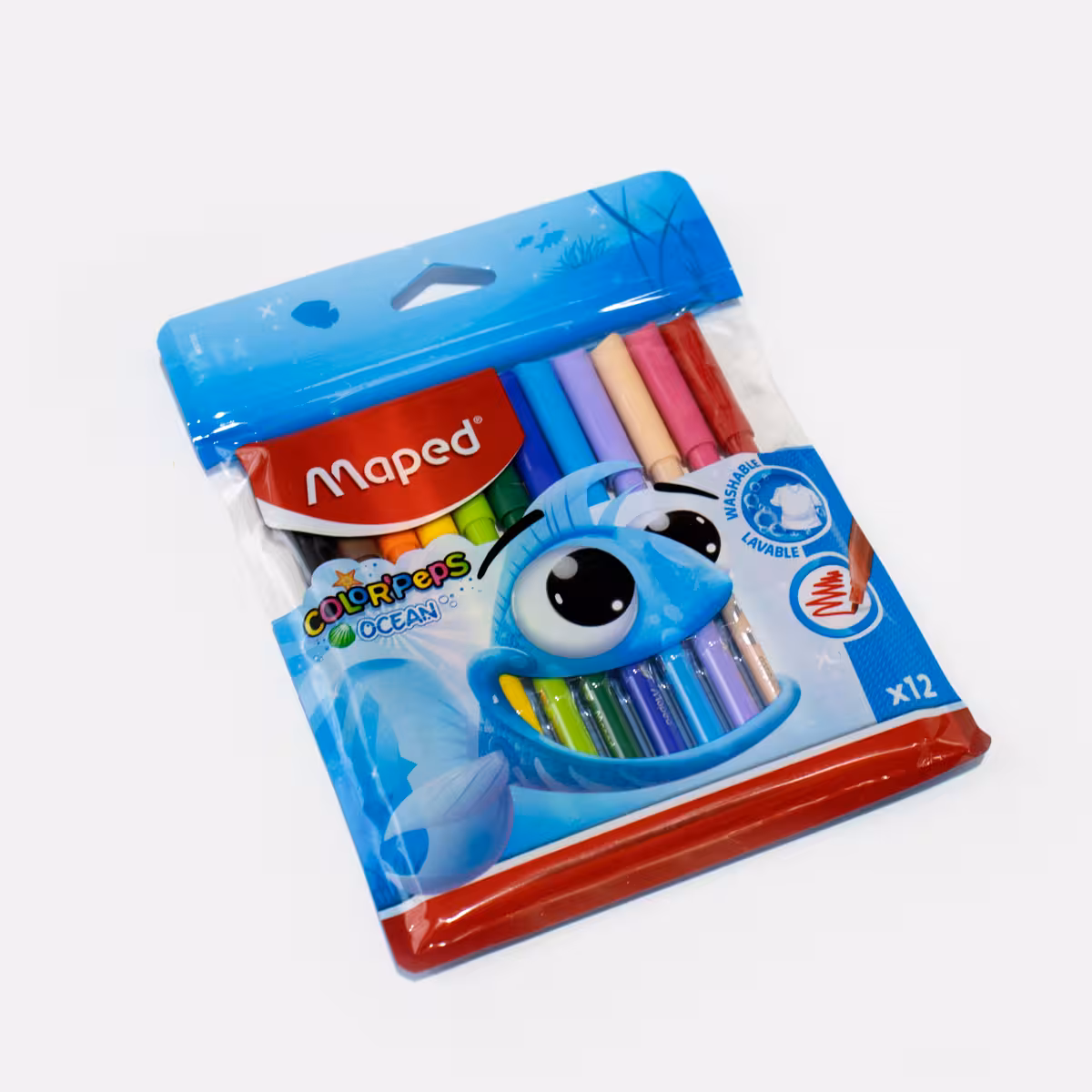 ماژیک رنگ آمیزی 12 رنگ مپد (Maped)