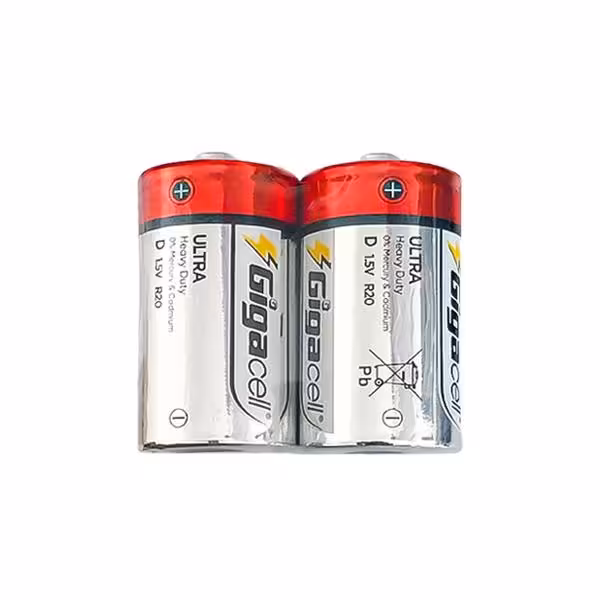 باتری بزرگ 2 عددی شیرینک گیگاسل مدل R20 سایز D