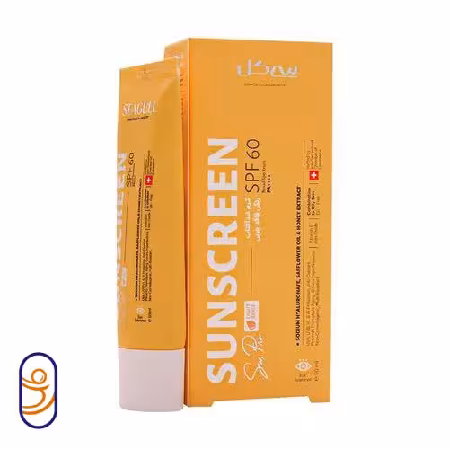 کرم ضد آفتاب رنگی فاقد چربی SPF 60 سی گل برای پوست‌های مختلط تا چرب