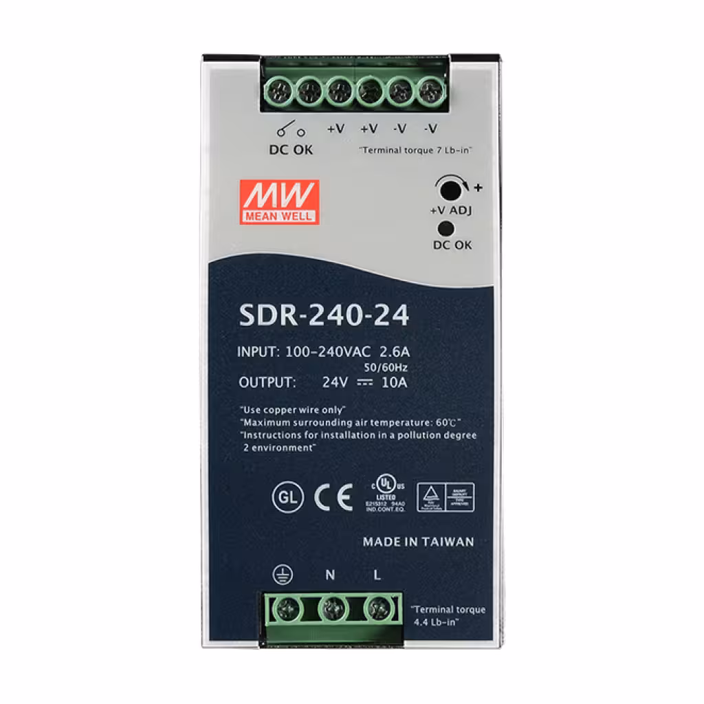 منبع تغذیه مینول سری SDR-240-24