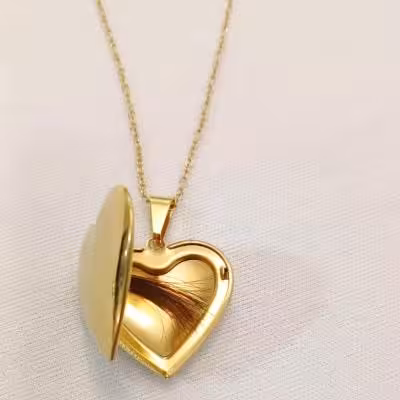 گردنبند لاکت مدل قلب استیل