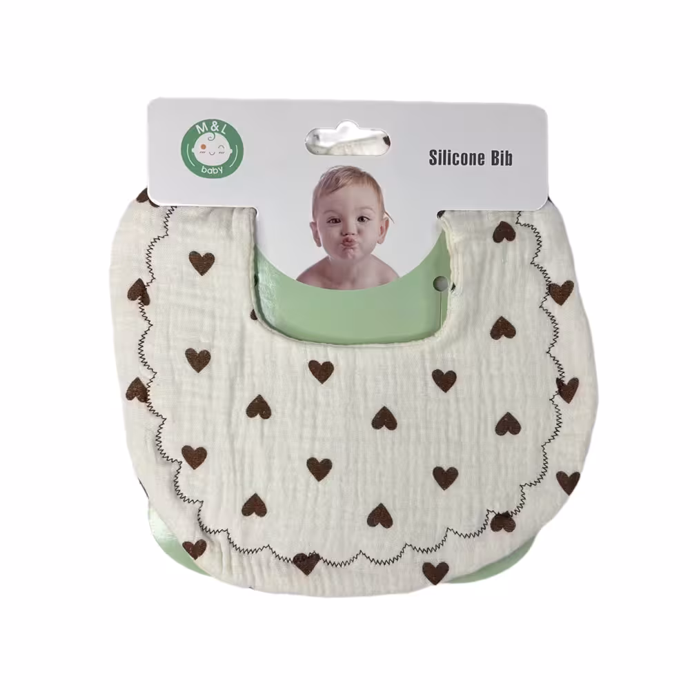 پیش بند نوزاد ام اند ال بی بی M & L Baby طرح دار