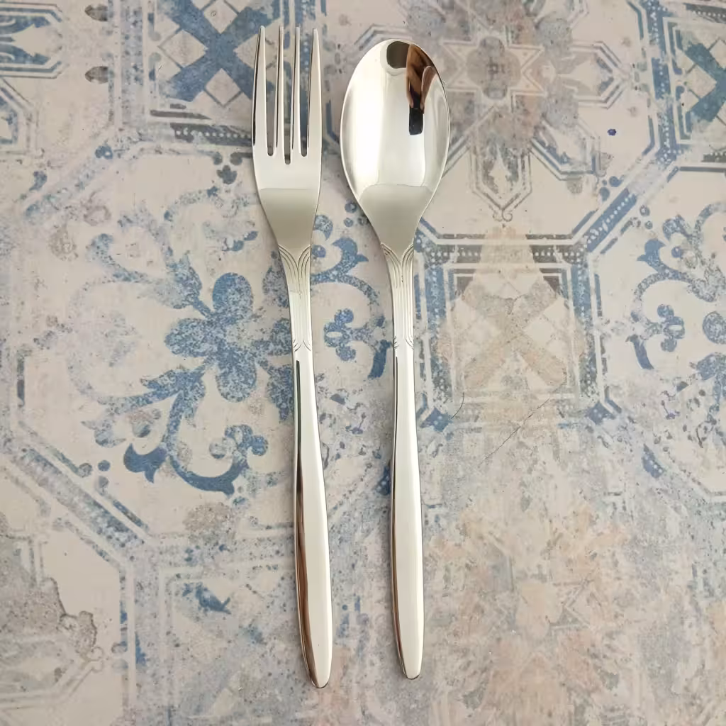 قاشق و چنگال غذاخوری 12 پارچه بیزانس مدل 101m