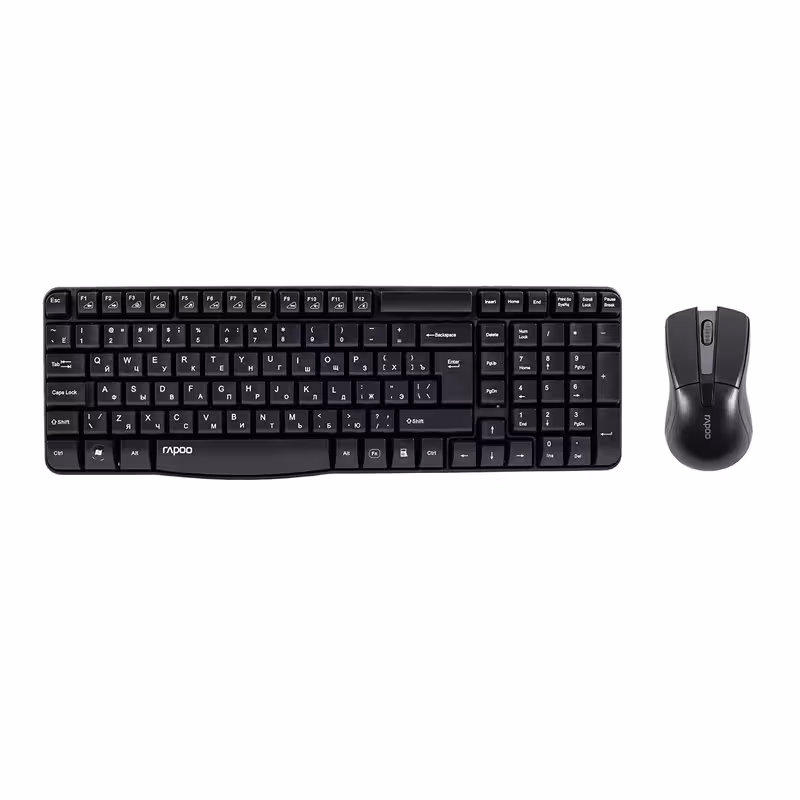 کیبورد و ماوس بی سیم رپو مدل X1800 Pro