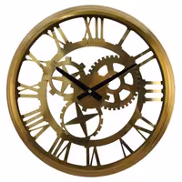 ساعت دیواری آرتمیس مدل 2017 گلد (طلایی) پشت طلق