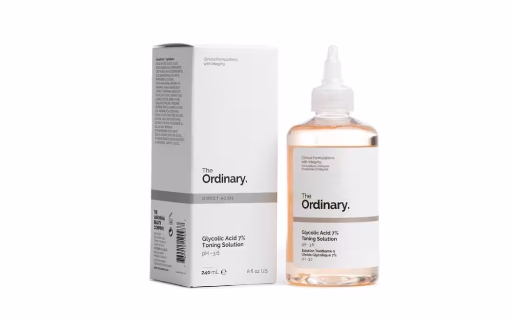 تونر لایه بردار و روشن کننده گلیکولیک اسید اوردینری پج کد دار The Ordinary Glycolic Acid 7% Toning Solution 240ml