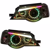 چراغ جلو اسپرت پراید 111 مدل TURBO فول کالر (بلوتوثی) داخل فابریک بدون موتور دو عددی