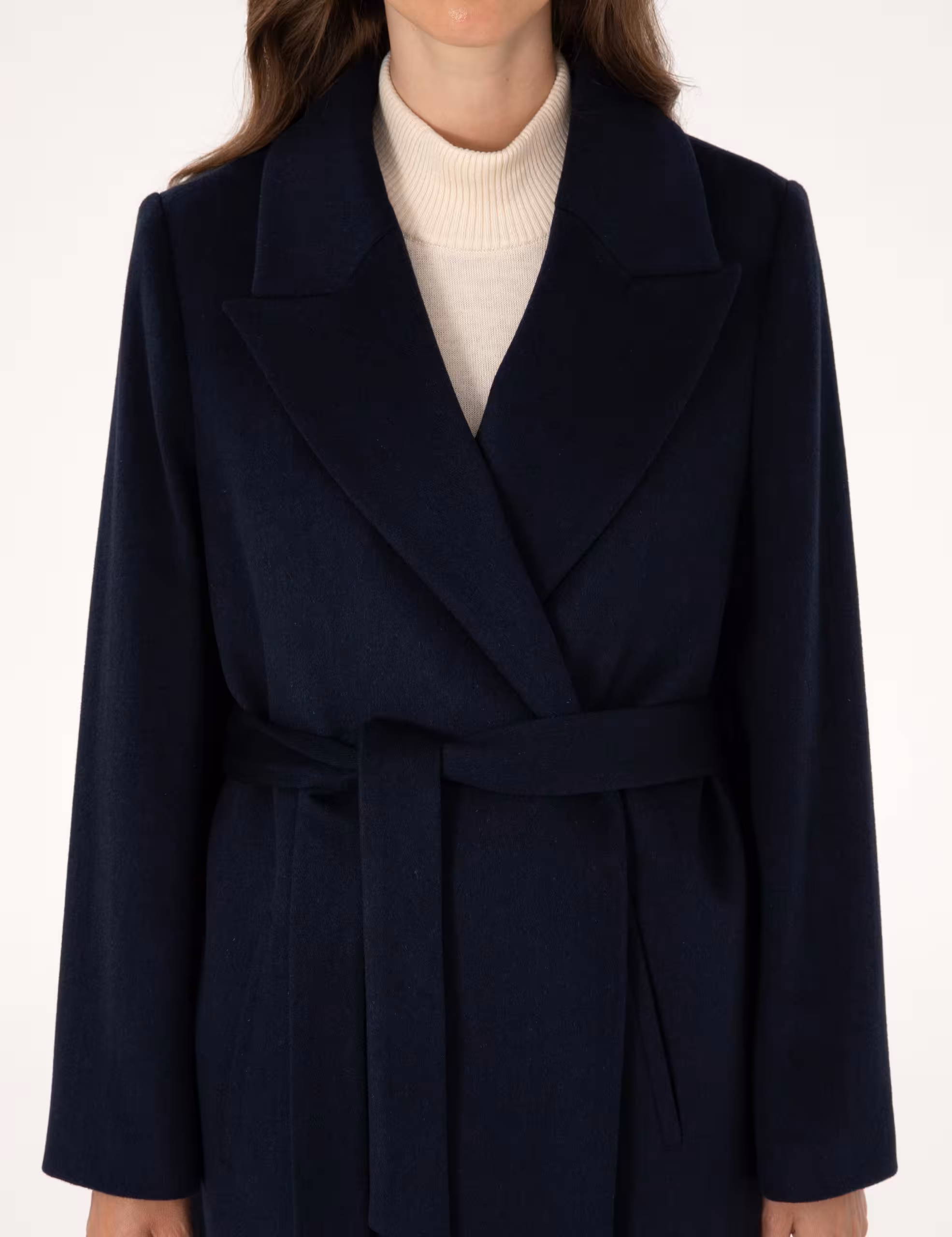 پالتو زنانه سرمه ای پیرکاردین