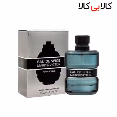 ادکلن فراگرنس ورد مارک ویکتور ادو اسپایس mark victor eau de spice مردانه حجم 100 میلی لیتر