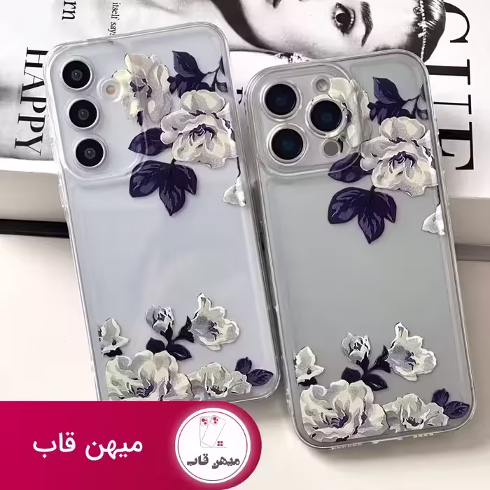 قاب گوشی رز سفید - کد (123848)