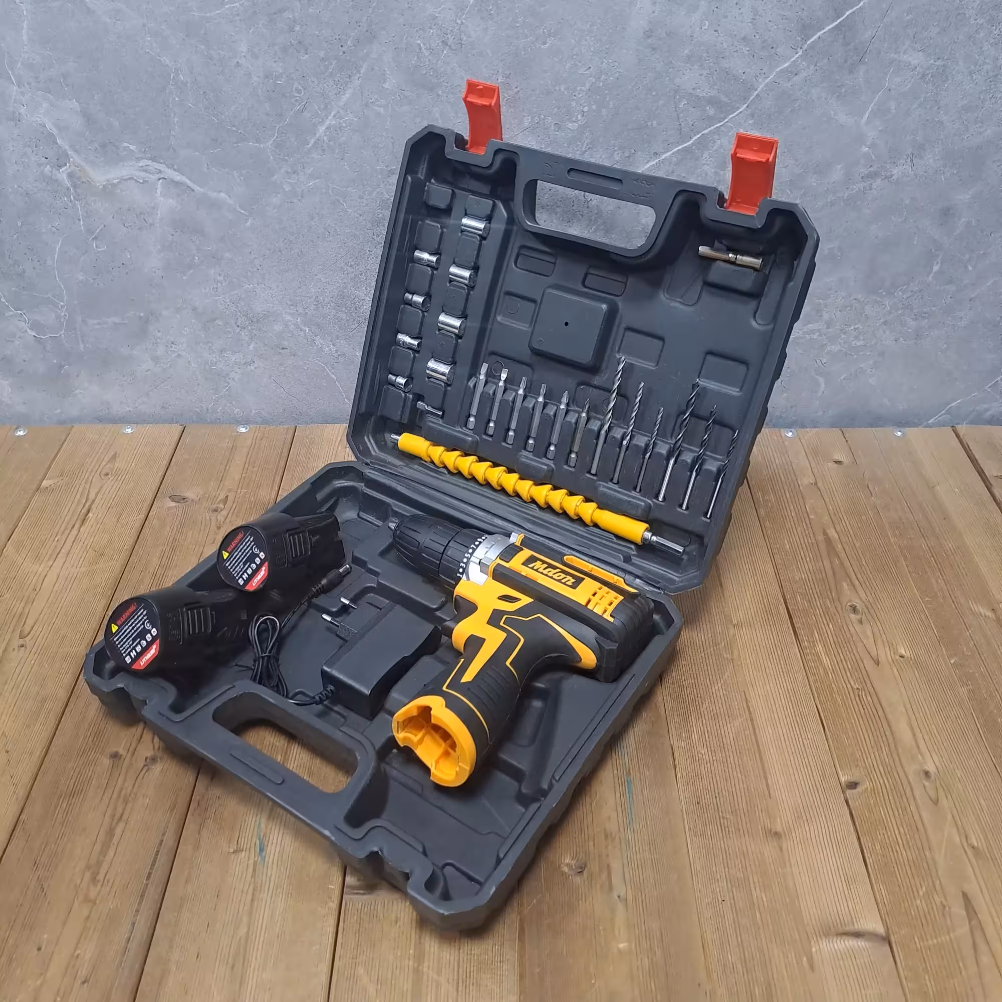 مجموعه 28 عددی دریل پیچ گوشتی شارژی مدون مدل کد 03