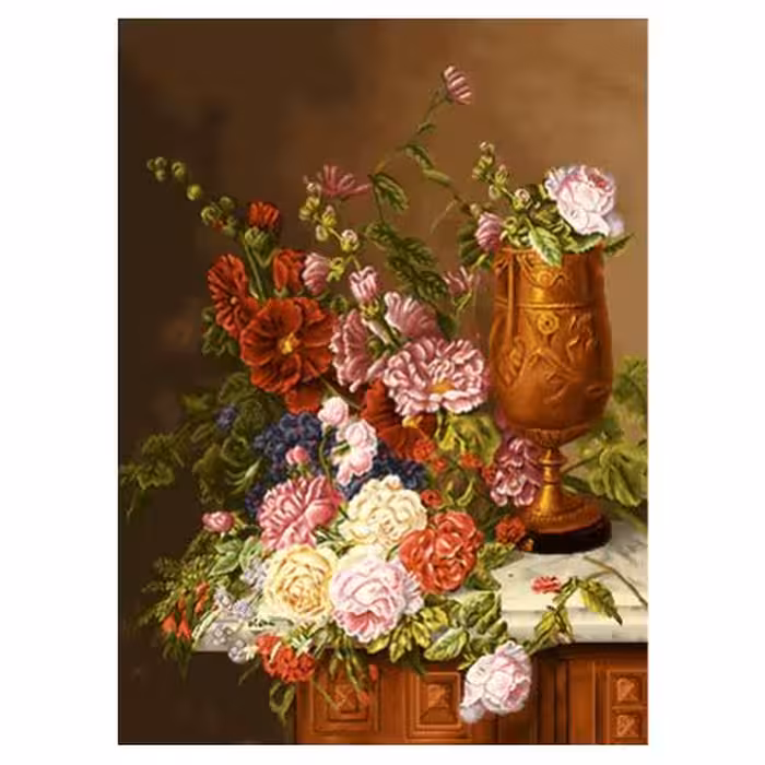 طرح گل وگلدان کد 25213