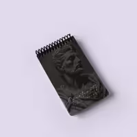 دفتر طراحی آ6 سیم از بالا سری Roman دات نوت (dotnote)