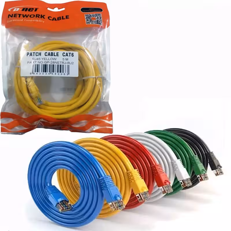 کابل شبکه CAT6 دی نت (D-Net) طول 5 متر