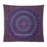 بکدراپ تپستری هندی طرح ماندالا (روتختی دو نفره) کد 132